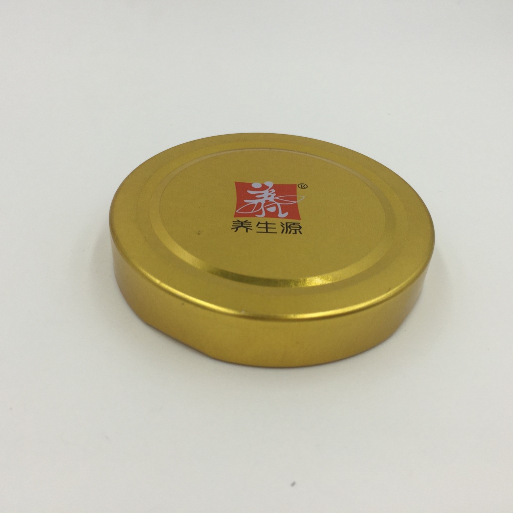 供应70马口铁金属六旋蜂蜜盖 配玻璃瓶 酱菜瓶腌菜瓶