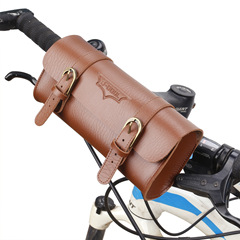 B-SOUL Retro Bicycle Bag Scooter Head Bag Folding Handlebar Bag Saddle Bag Seat Bag Cycling Bag