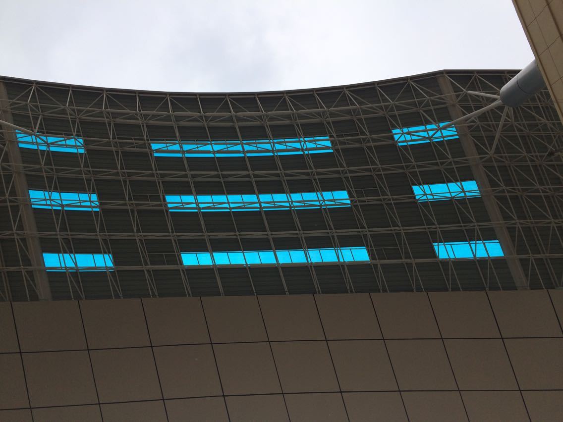 苏州PC板厂家PC洁光瓦1.5毫米蓝色绿色透明洁光瓦可来样