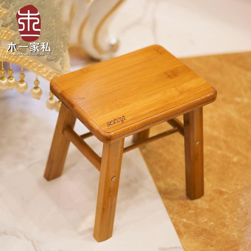 批发 矮凳儿童小板凳实木家用成人圆凳方凳钓鱼凳纳凉加厚小木凳|ms