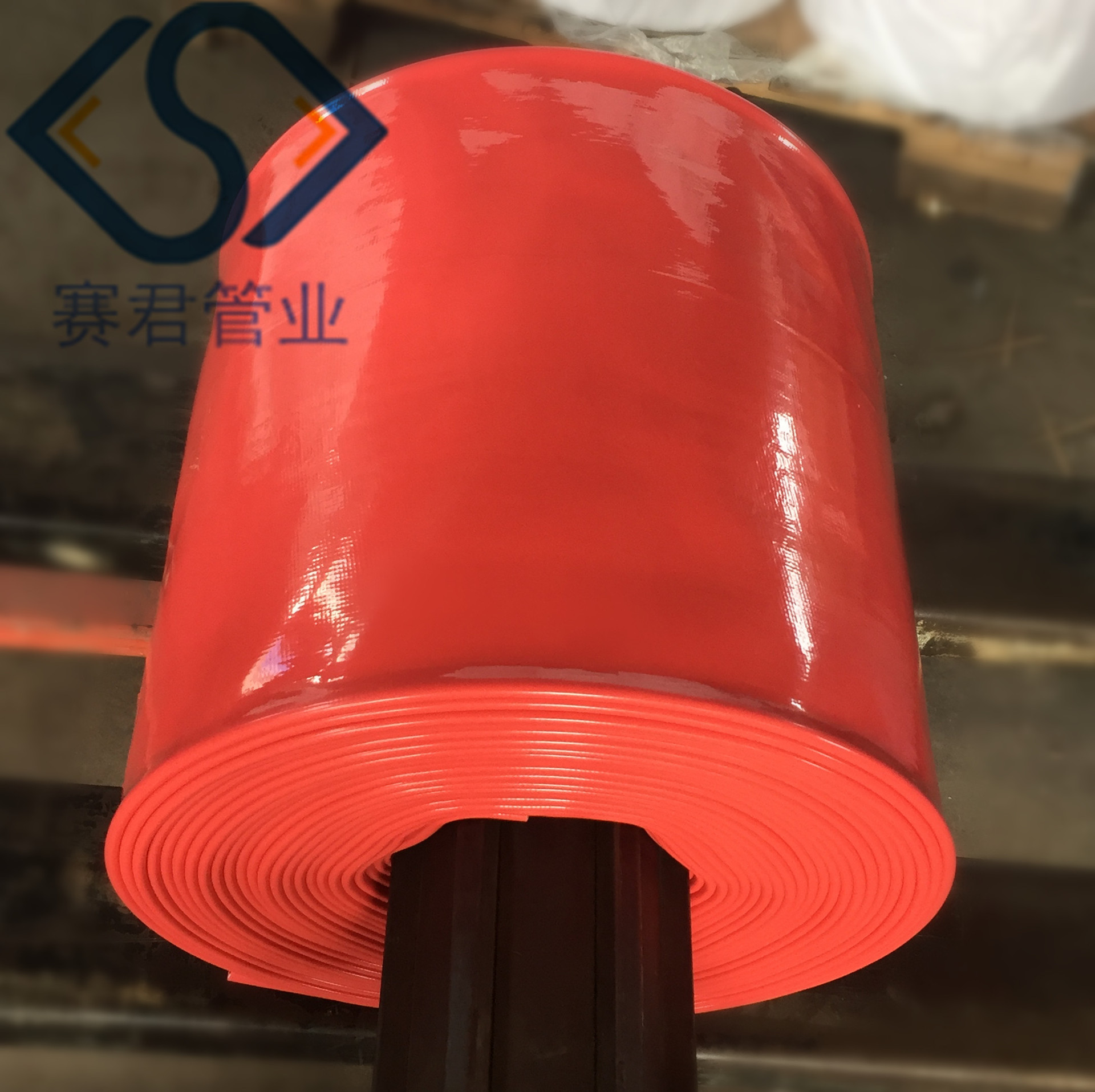 供应超高压水带可定制长度大口径水带10寸软管厂家