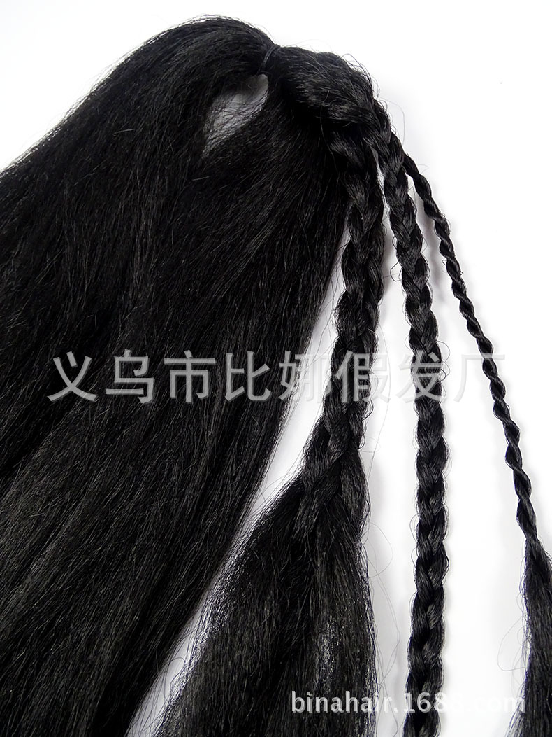 Trenzas africanas Super Jumbo Xpression – color negro, estilo bold