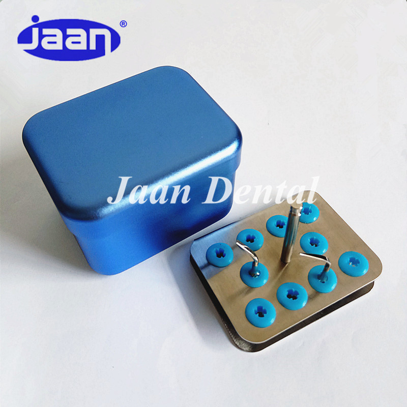 JAAN10孔牙科洁牙机工作尖洁牙机刀头消毒架消毒盒Burs Holder