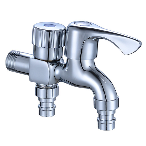 Multifunction Washing Machine Tap, Copper Dual-Use Washing Machine Water Spout Tap, Single Cold Fast Open Copper Tip Tap Direct Sales