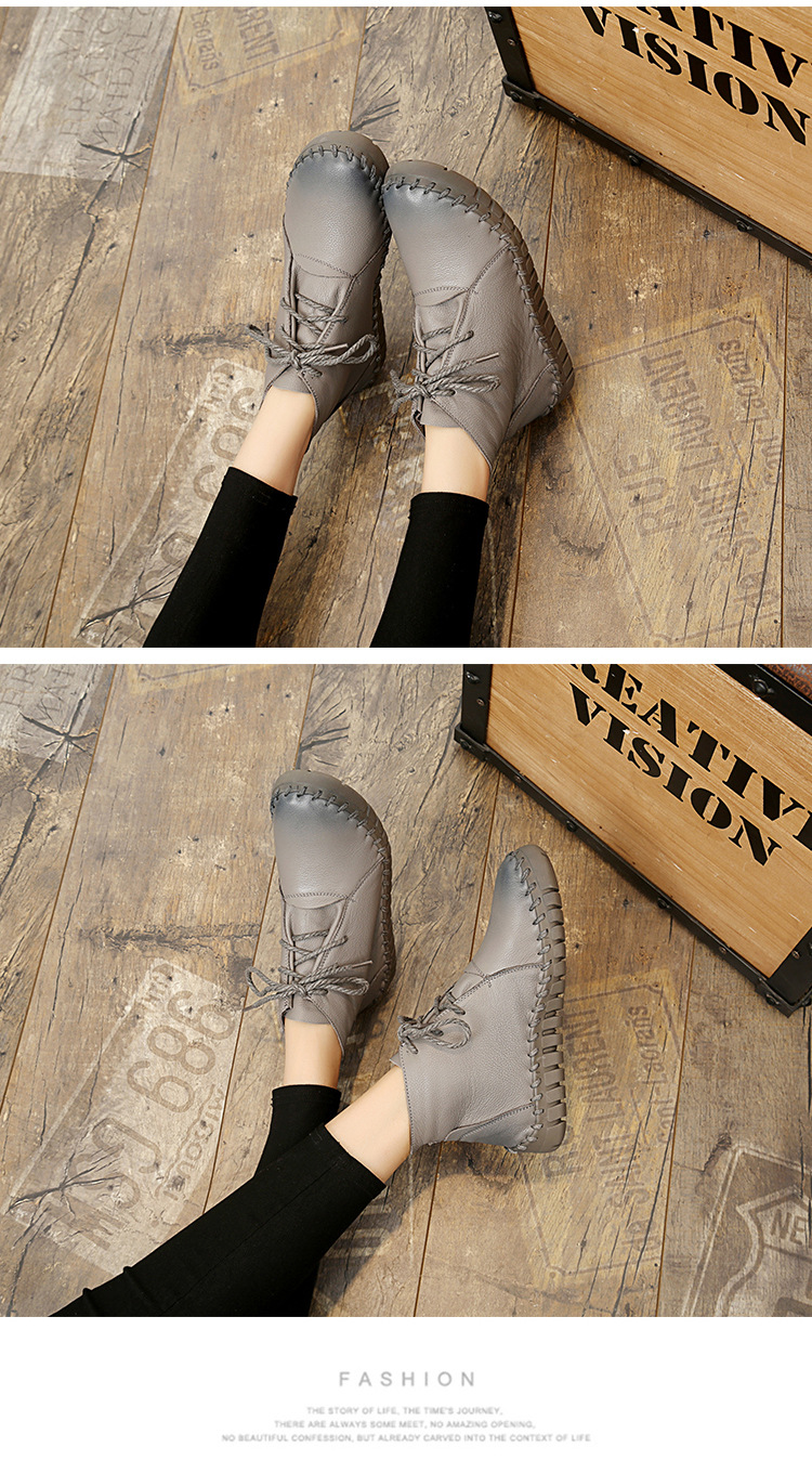 Bottes femme INFOHOMME en En cuir - Ref 3355276 Image 32