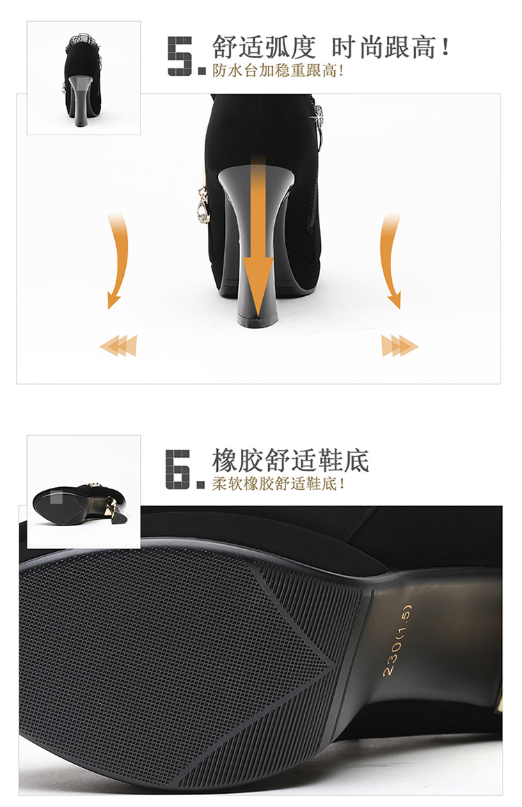 Bottes femme en Daim - Ref 3355324 Image 20