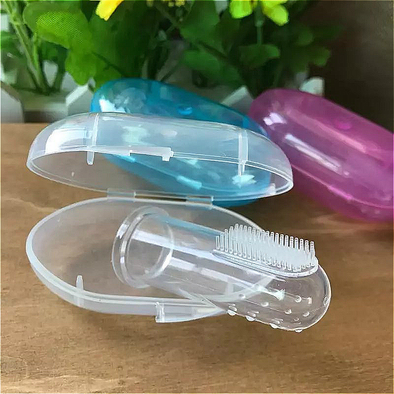 Wholesale Color Baby Finger Brush Set, Baby Tongue Coating, Baby Tooth