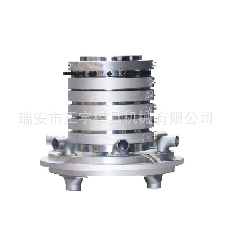 瑞安吹膜机模头专业生产三层共挤配铸铝加热圈保温性能好挤出机