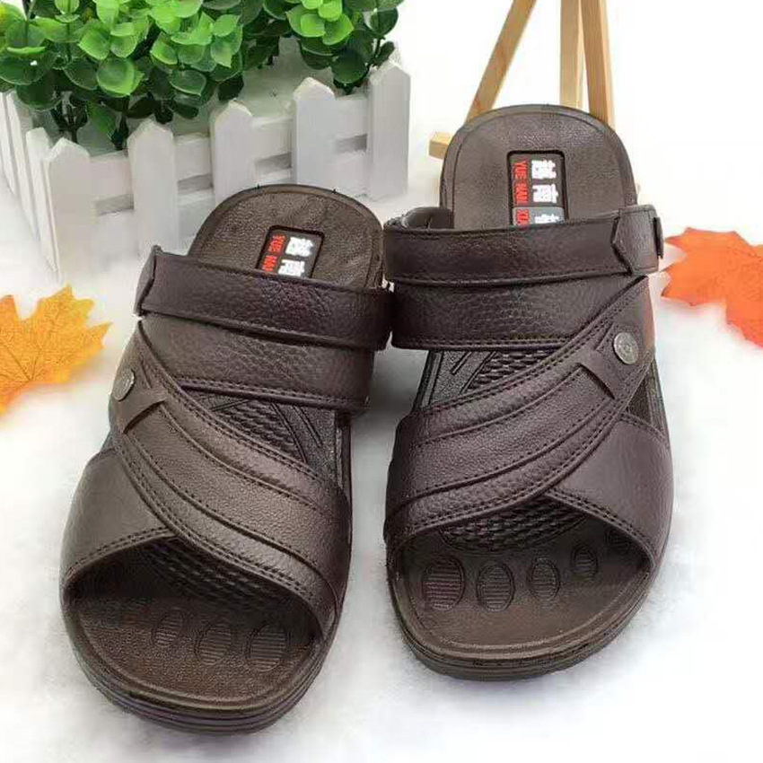 2017 summer man Toe Dual use Sandals One piece Vietnam Sandals plastic cement sandals  wholesale