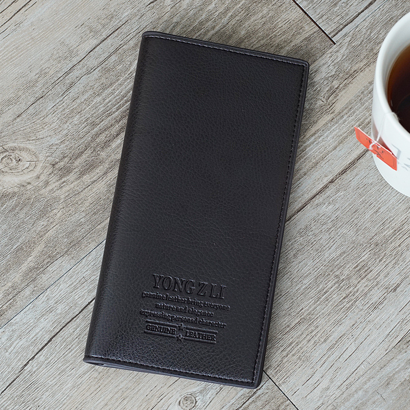 new pattern man wallet have more cash than can be accounted for Thin section Youth Soft leather Card position High-capacity Imprint fashion Wallet customized