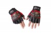 Non-slip climbing gloves for gym, fingerless