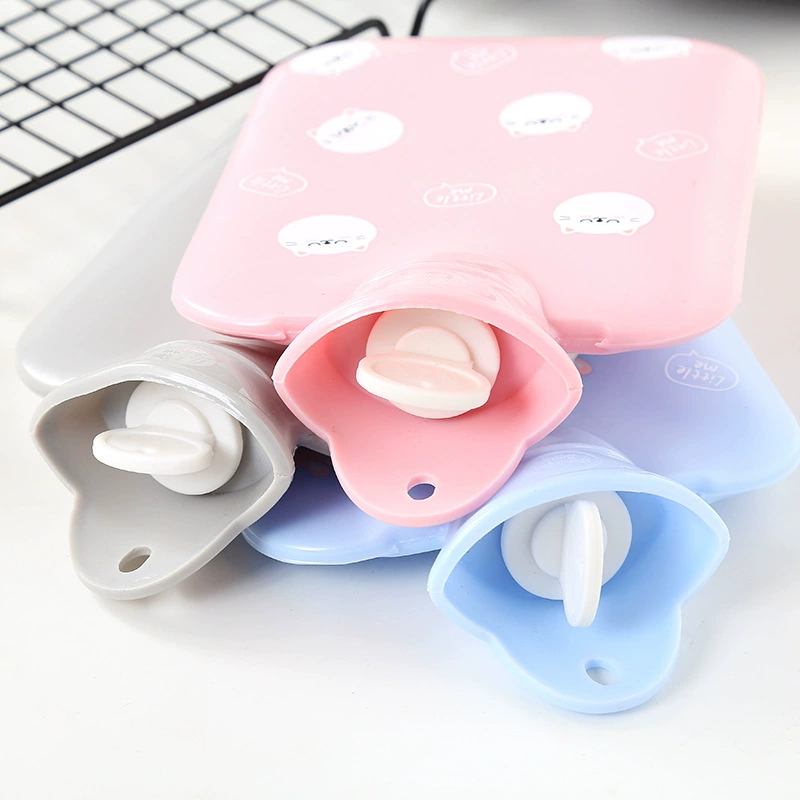  Cartoon small winter water container, rubber explosion-proof hand warmer for elementary school students
