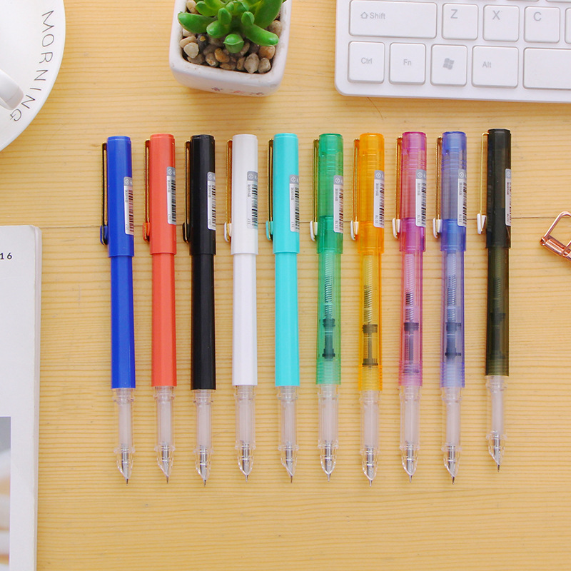 Manufacturers supply plastic color transparent fountain pen Ink drawing