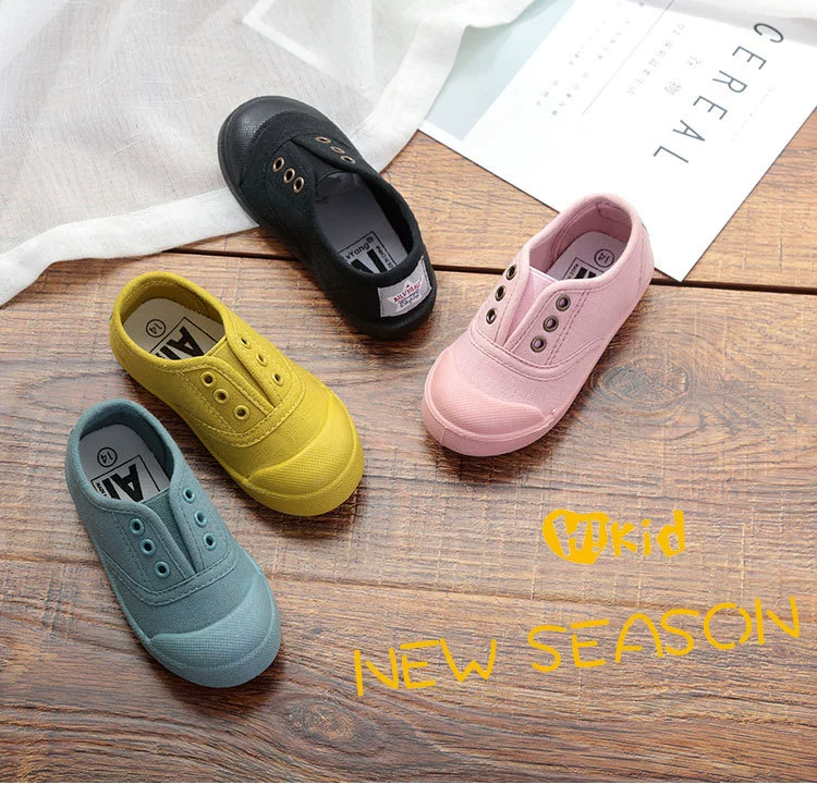 Весна и осень Детская легкая парусиновая обувь в Южной Корее Обувь для малышей ярких цветов Модная детская обувь От 1 до 7 лет