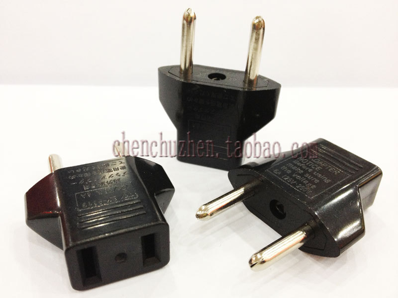 转换插头-9619(图) 供应AC电源插座  美式转欧式 美式转换头