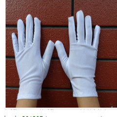 Performance gloves for children, middle school and high school high-elastic gloves 3 to 16 years old, flag-raising, children's dance performance