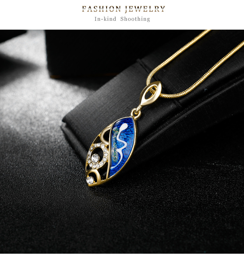 Occident and the United States alloy plating Necklace Set (CA566-C)NHDR1834-CA566-C