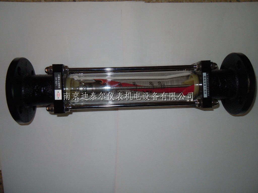 常州双环 LZB-50玻璃转子流量计,DN50法兰 玻璃管流量计|ms