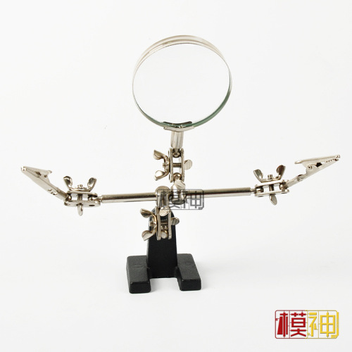 Tank figure Gundam military model model production pen painting transformation coloring tool magnifying glass vise vertical workbench