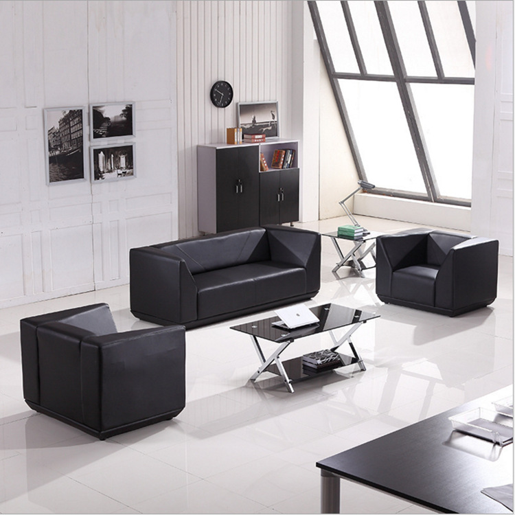 Office Sofa tea table combination business affairs VIP Front Meeting room Cipri Office Simplicity