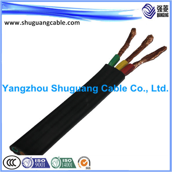 扬州曙光 厂家直销 电线电缆YFFB-450-750V-3x25 可检测