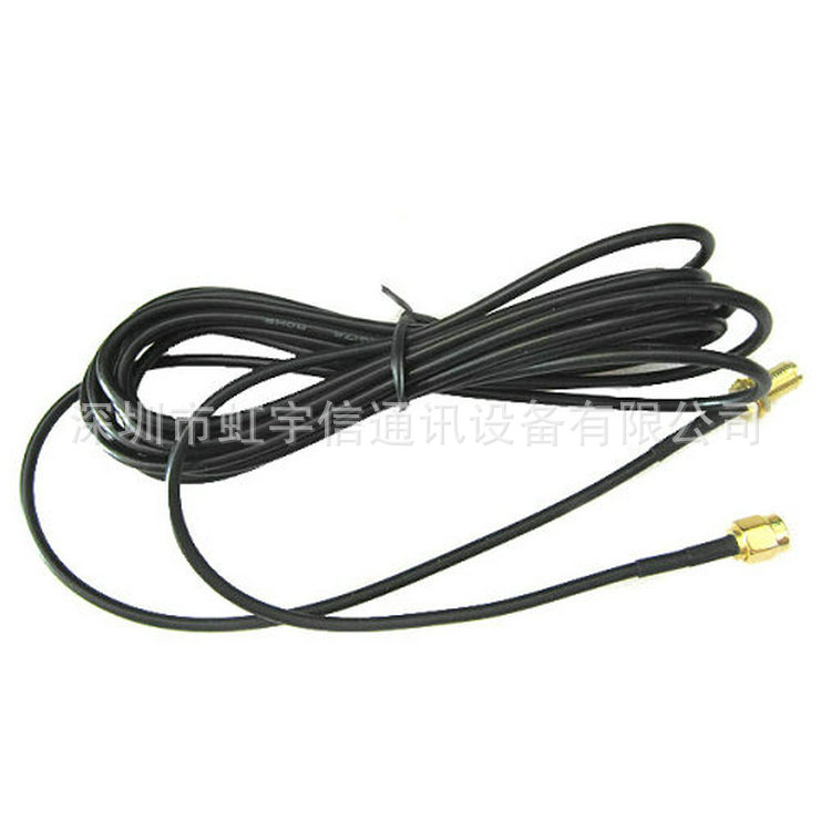 3 meters wifi Wireless network adapter Router Antenna Extension Cable RP-SMA Male to Female RG174 Copper Feeder
