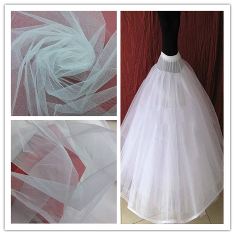 硬网撑裙网纱网眼布料面料婚纱裙撑布蓬蓬裙手工手棒花花篮伴手礼
