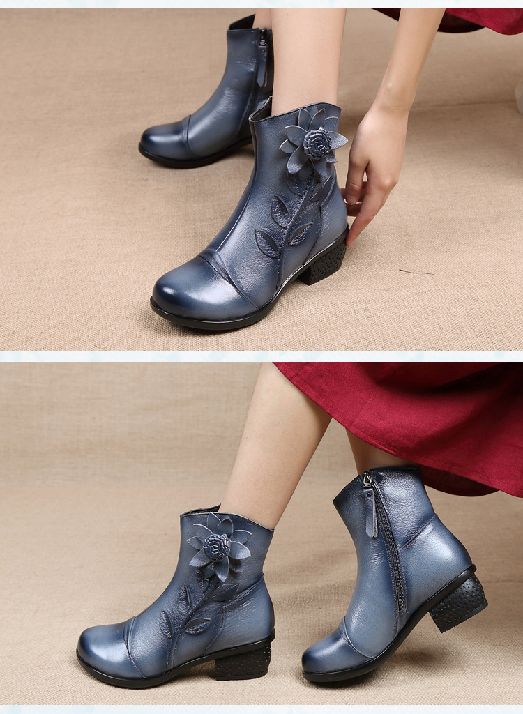 Bottes femme en En cuir - Ref 3355391 Image 16