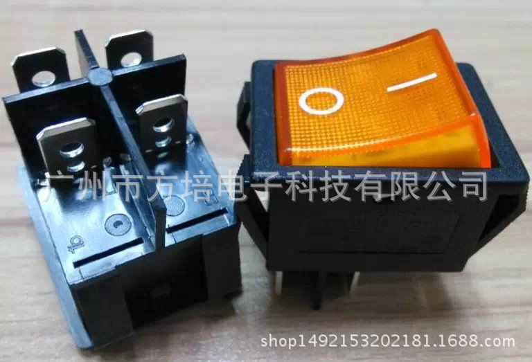 带灯船型开关 带灯船形开关 台湾带灯船型开关 带灯翘板开关