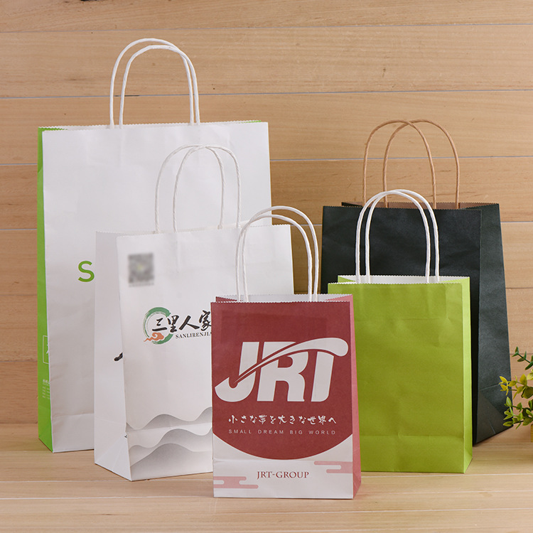 批发服装包装纸袋 加工礼品购物袋牛皮纸手提袋定做