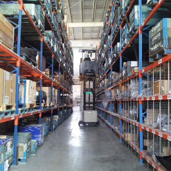 Laminated shelves warehouse storage shelves multi-layer beam type…