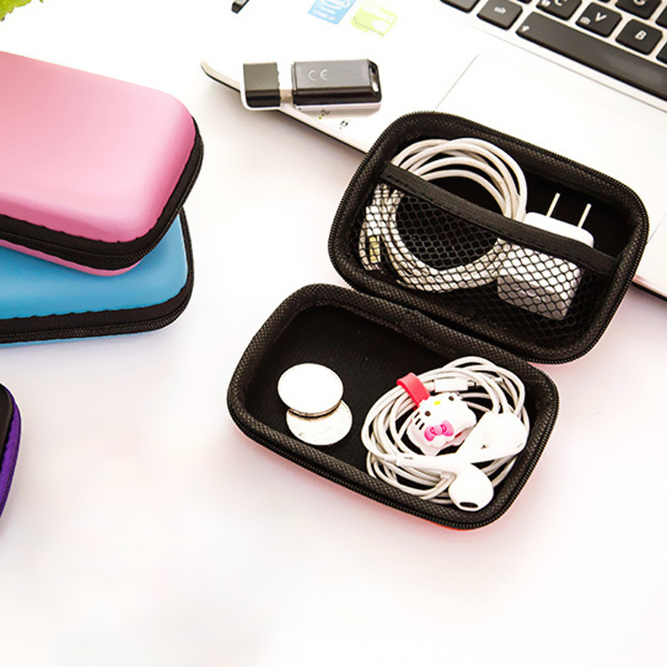 Earphone storage box data cable charger...