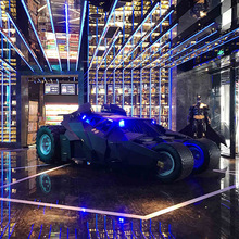 廠家定制玻璃鋼蝙蝠俠戰車復仇者聯盟影視仿真汽車模型雕塑擺件
