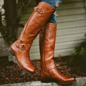 Autumn and Winter New-style Long-barreled Boots Button Boots