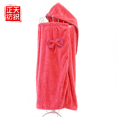 2017 summer new pattern lady bow Coral Bath skirt thickening water uptake Quick drying Wrap chest Bath skirt