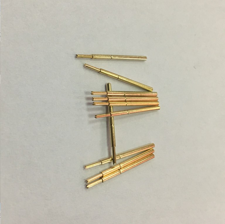 华荣探针 1.3测试顶针 导电弹簧针P75-Q PA75-Q1直上四爪梅花镀金