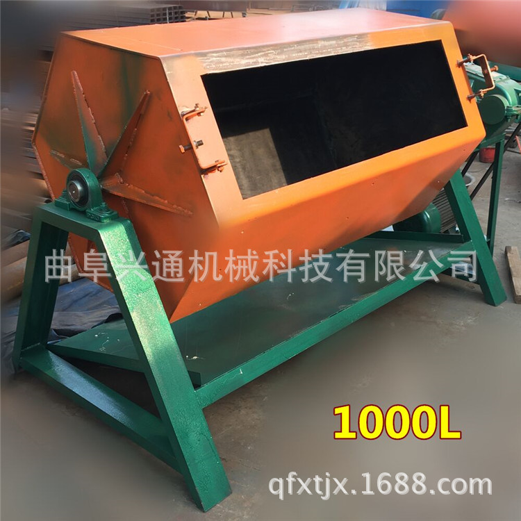 兴通铁件除锈橡胶滚筒抛光机、研磨抛光机 高效率石头打磨抛光机