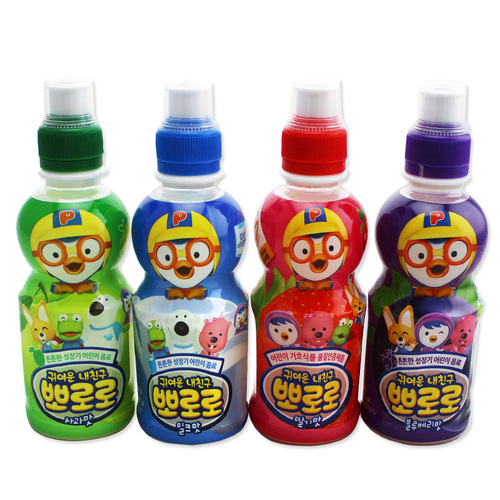 Korean imported food children's beverage Baoduobao Lulû original milk flavor lactic acid bacteria 235ml