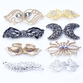 高档对扣专卖 A水钻对扣搭扣 水貂/裘皮/貂皮/大衣/貂毛扣子钻扣