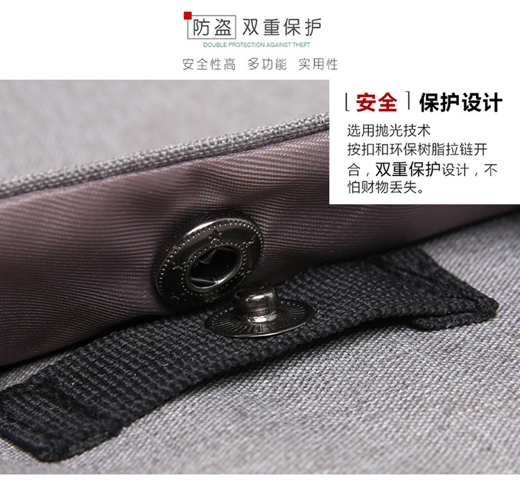 Travel backpacks, color-blocked men's backpacks, casual Korean-style college student schoolbags, usb charging computer bags in stock for wholesale Specification drawing