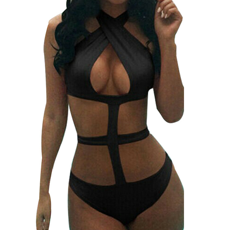 Europe and America temperament Breast sexy fashion Lvkong triangle Conjoined Bikini Swimsuit overlapping Piece swimsuit