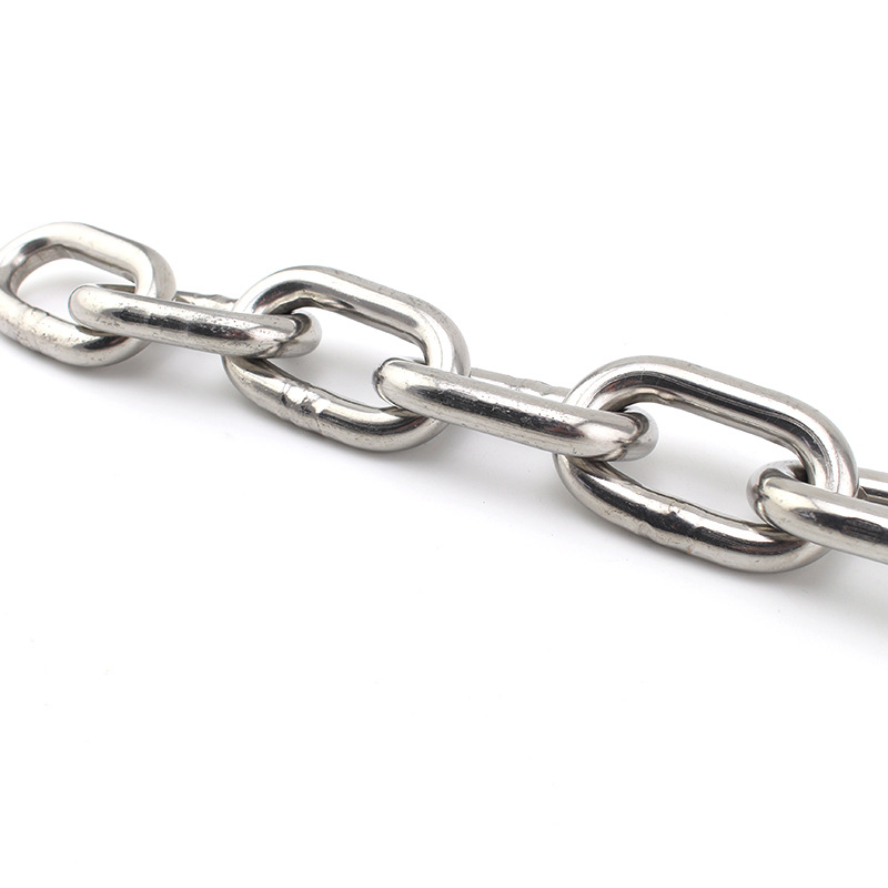 源生不锈钢 304不锈钢短环链条 宠物链吊灯链起重链条12mm粗