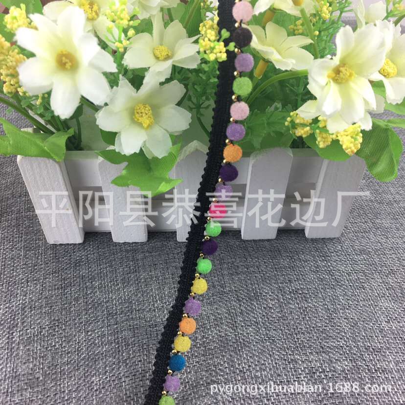 子母带手工加小珠