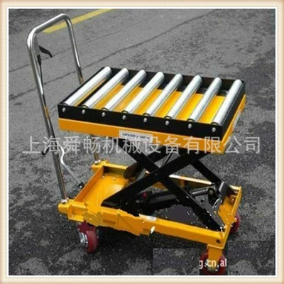 High-Altitude Material Handling Vehicle, Warehouse – Avtomobil fırlanan platformaları - roller-manual-platform-truck-1m