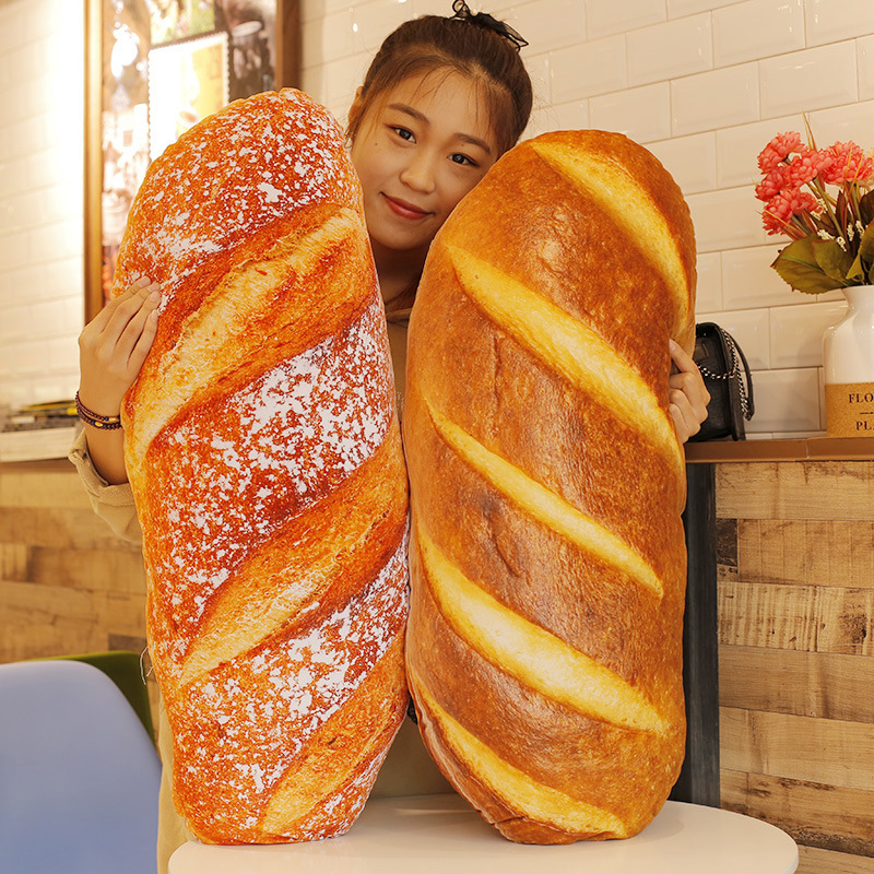 Gourmet simulation bread pillow cushion...