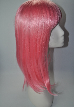 Peluca popular de estilo europeo y americano cos/fiesta fiesta fiesta de vacaciones casco fábrica cabello liso