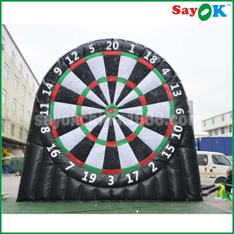 可定制趣味运动会PVC充气飞镖靶 户外运动器材飞镖盘单层双面