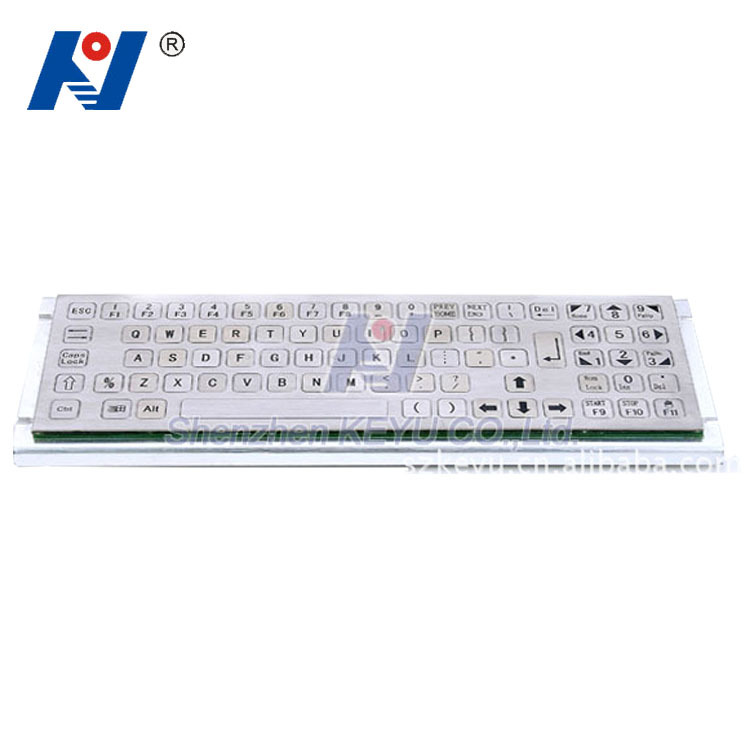 【厂家供应】嵌入式不锈钢金属密码键盘KY-PC-E金属键盘 可定做|ru