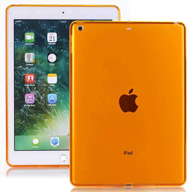 Новый iPad 9.7 2017 Прозрачный TPU чехол для планшета ультратонкий задняя защита против падения полупрозрачный