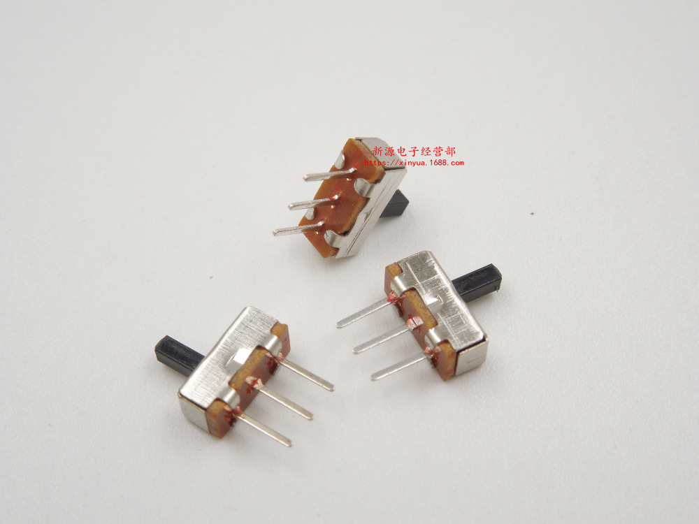 SS12D00-G4 拨动开关 滑动开关 电源开关 直脚 3脚2档 柄长4MM